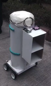Early AIRA NEEV prototype robot