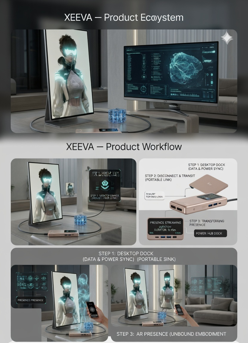 X-EVAE product ecosystem and workflow diagram